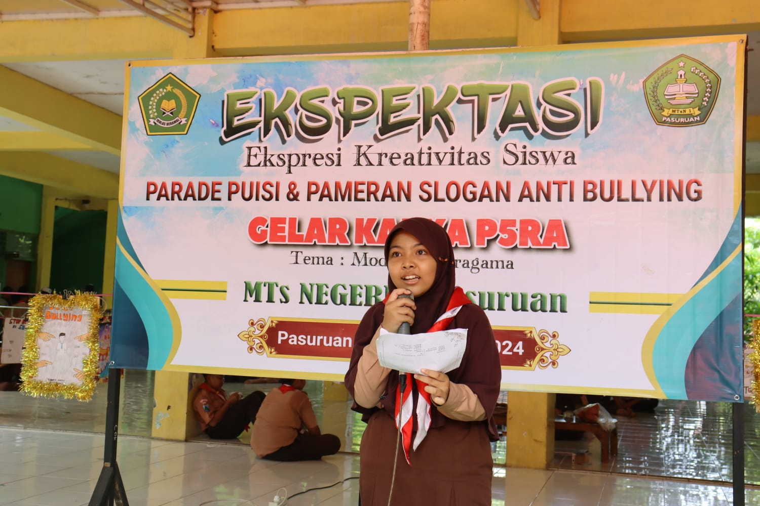 MTsN 1 Pasuruan Launching EKSPEKTASI di momen Gelar Karya P5RA