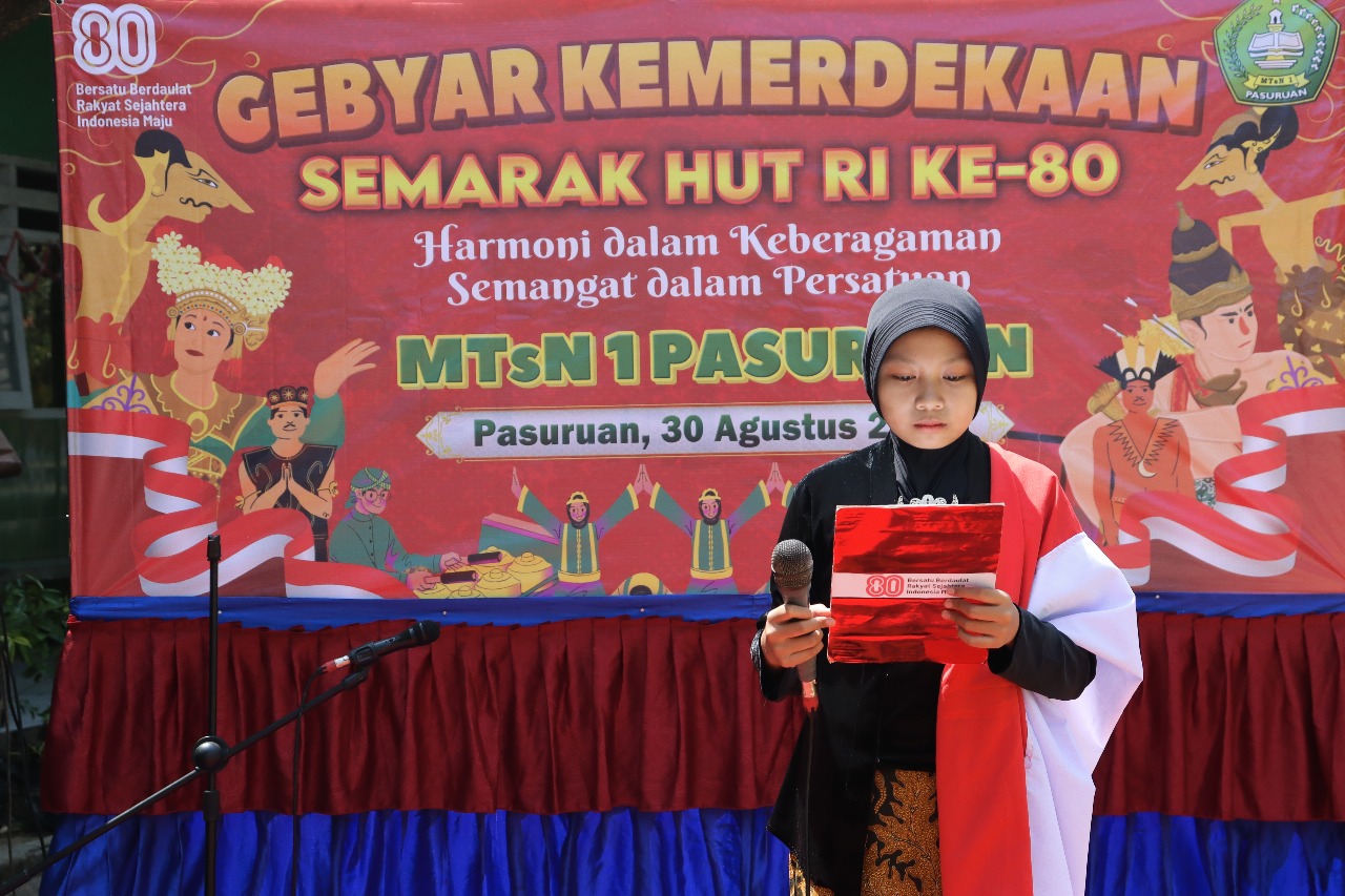 MTsN 1 Pasuruan Gelar Lomba Kreasi Siswa, Semarakkan Penutupan HUT RI ke-80
