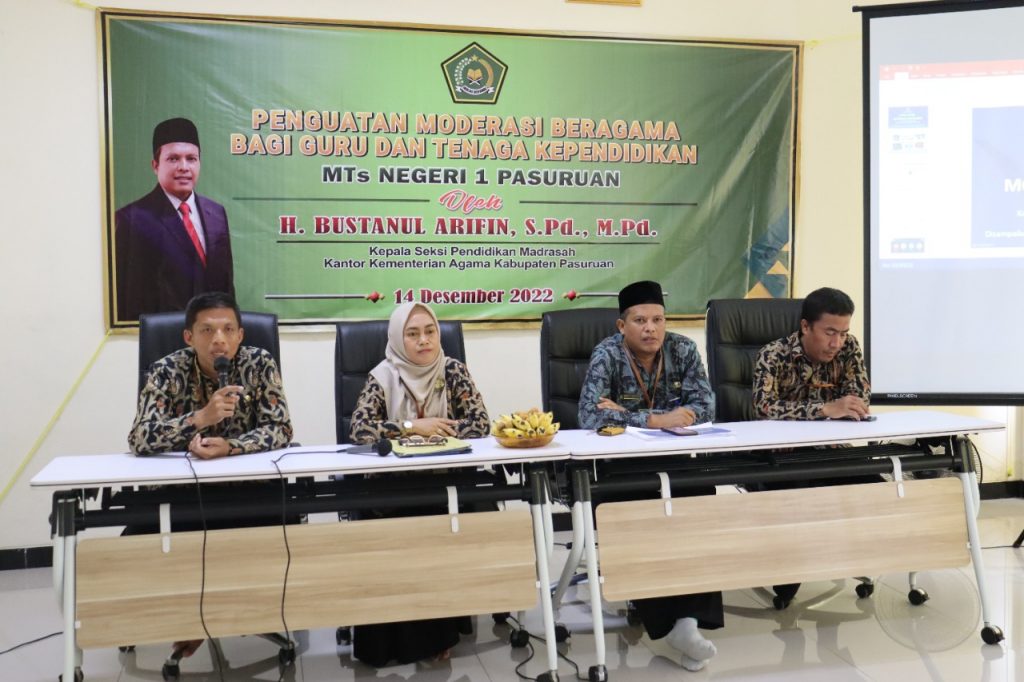 Sosialisasi Penguatan Moderasi Beragama Bersama Kasi Pendma