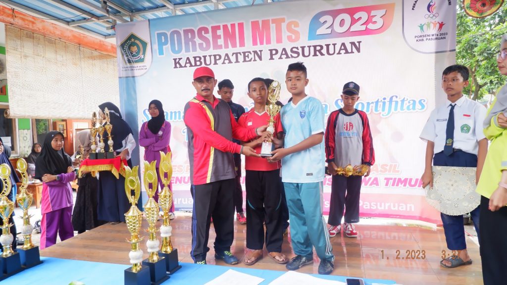 PORSENI MTs Tingkat Kabupaten, Berikut ini Perolehan Prestasi MTsN 1 Pasuruan