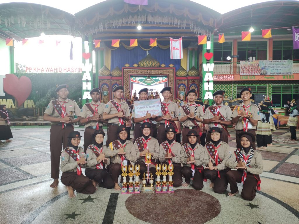 Tim Scout MTsN 1 Pasuruan Sabet Juara Umum Dalam Ajang Waha Scout Challenge