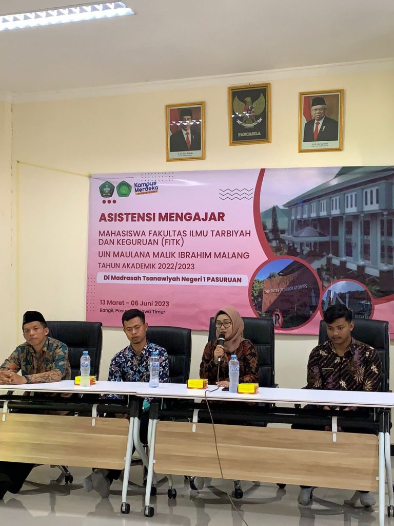 MTsN 1 Pasuruan Sambut Mahasiswa Asistensi Mengajar UIN MALANG