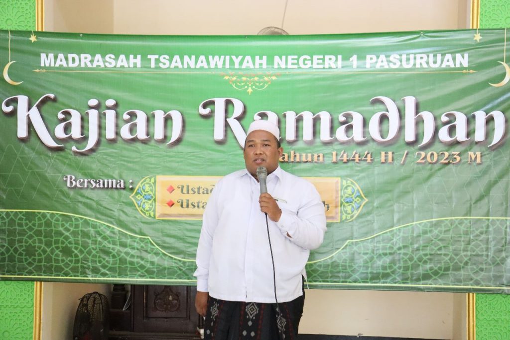 MTsN 1 Pasuruan Gelar Kajian Ramadhan Bersama Ustadz Zainal Arifin